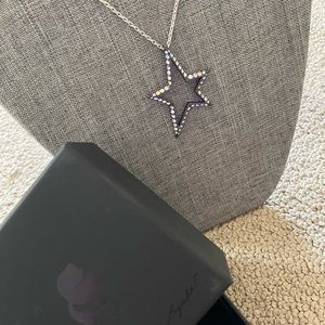 BNIB Karl Lagerfeld star necklace.